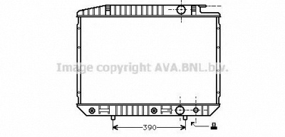 AVA QUALITY COOLING ms2070 -  Радиатор, охлаждение двигателя